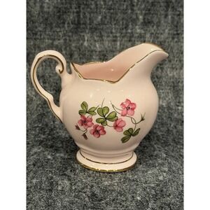 Vintage Tuscan England Fine English Bone China Wood Sorrel Small Creamer Pitcher